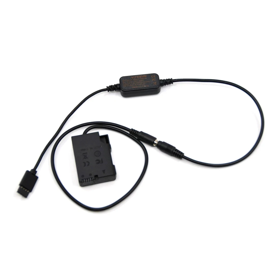 DJI Ronin-S al Cable adaptador de alimentación + EP-5A EN-EL14 batería falsa para Nikon P7000 P7800 D5500 D5600 D3300 D5100 D5300 D7800 - imagen 4