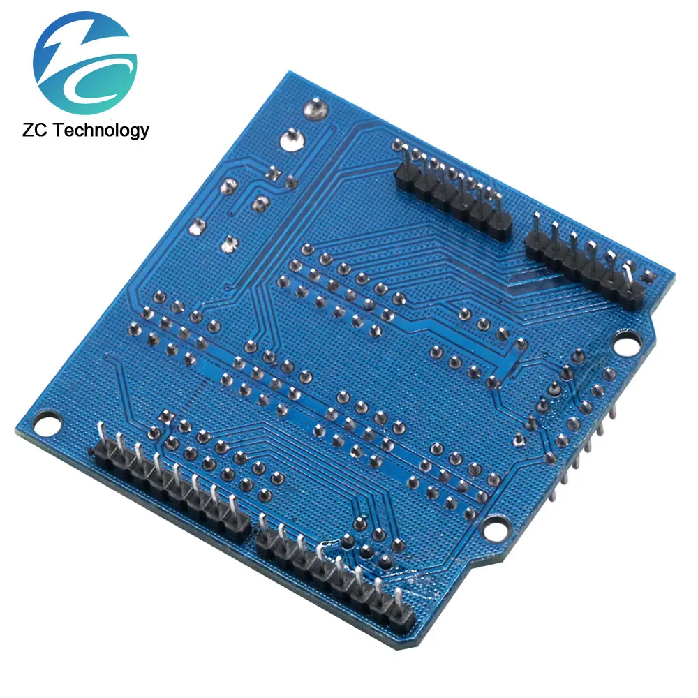 Escudo de Sensor V5.0, placa de expansión para Arduino, bloques de construcción electrónicos, accesorios de Robot, Escudo de Sensor para UNO MEGA R3 V5 - imagen 3