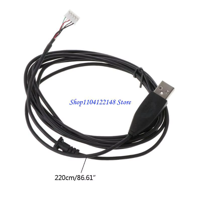 P9FA USB Cable reemplazo línea cable del mouse para líneas ratones juegos G300 G300S G300S - imagen 5