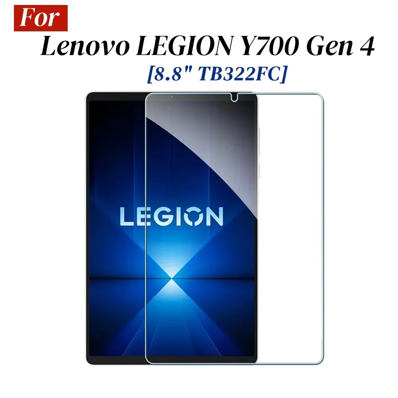 Para Lenovo Legion y700 Protector de pantalla de vidrio templado de 4. a generación para Lenovo Legion y700 Gen 4 2025 9H accesorios de película