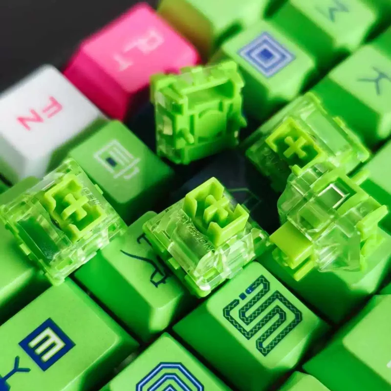 Interruptor magnético Gateron Green Dragon, interruptores lineales prelubricados de 33g, configuración gratuita, previajes para teclado de juegos con interruptor magnético