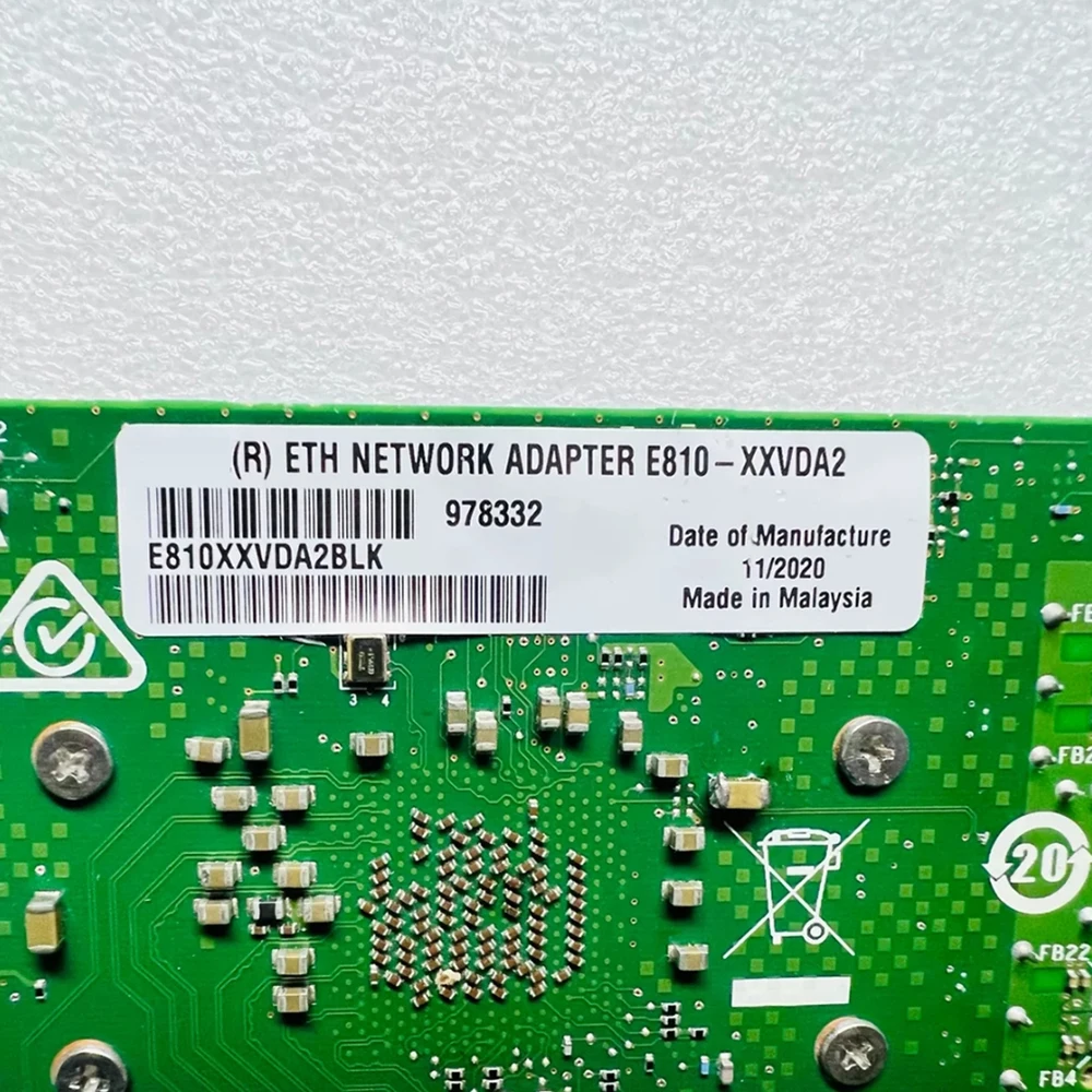 E810-XXVDA2 Tarjeta de red dual PCIE 25G de 10 Gigabits E810XXVDA2BLK - imagen 4