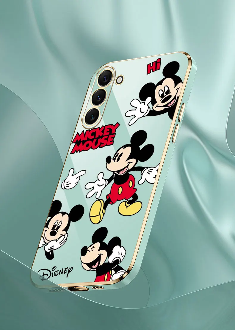 Funda de dibujos animados de Mickey Mouse y Minnie para Samsung Galaxy Note Ultra 20, 10, 9, 8 Plus, A15, A14, A13, A05, S, M62, M53, M51, M33, M32, M31, 5G - imagen 5