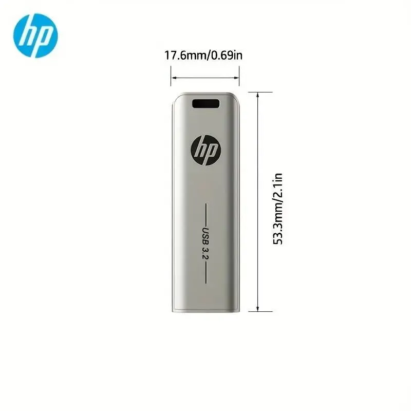 Unidad flash USB HP 3,2, 32GB, 64GB, palos de alta velocidad, almacenamiento externo, unidad de bolígrafo de Metal, personalidad creativa, música para coche - imagen 3