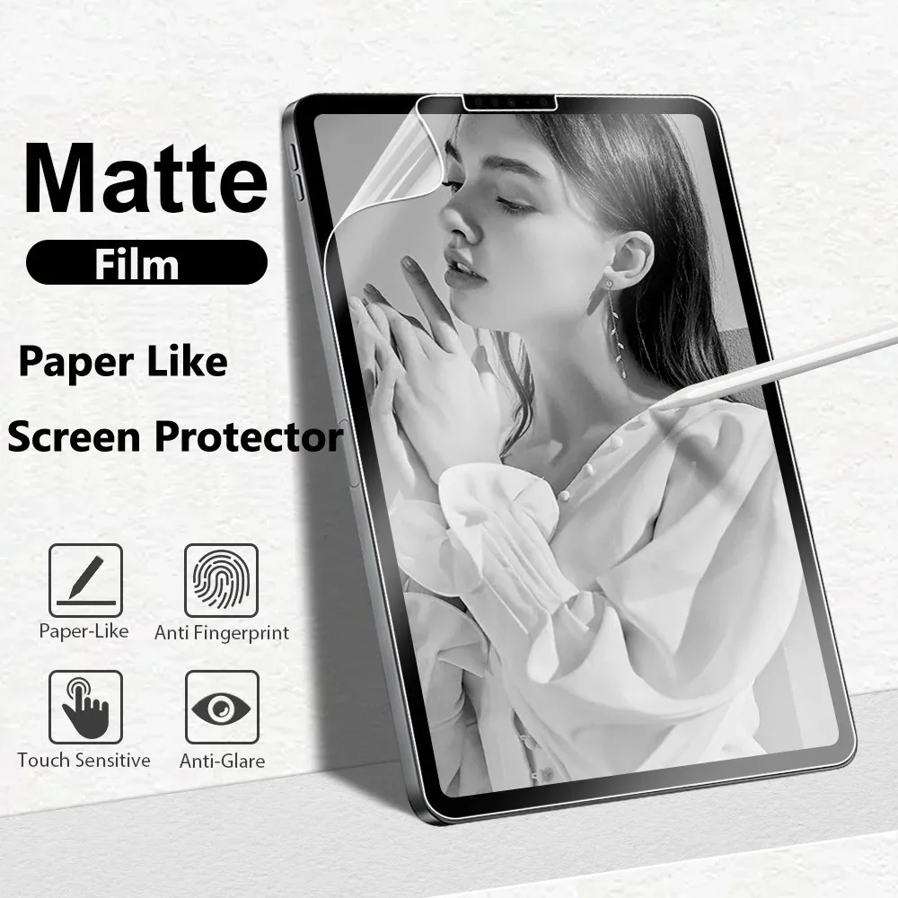 Película de sensación de papel para Huawei MatePad SE 11 2024 Pro 11 2022 2023 M6 10,8 Air 11,5 S PaperMatte T10S SE 10,1 10,4 Protector de pantalla
