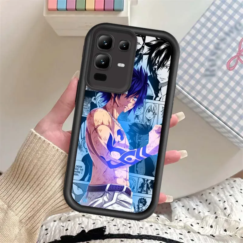 Funda de Anime Fairy Tail para Infinix Note 12 G96 2023 30 40 50 40S 50X VIP Pro Plus 5G funda de teléfono con escalera de ojos - imagen 2