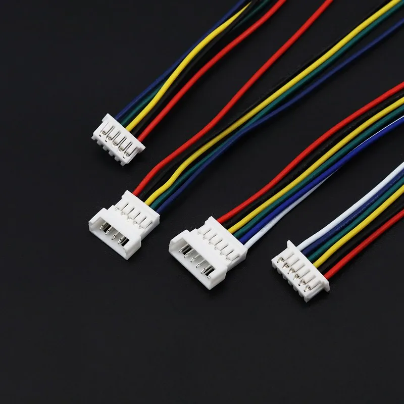Conector de Cable macho y hembra JST 1,25, 10 piezas, paso de 1,25mm, 2P, 3P, 4P, 5P, 6 pines, ZH, 15CM, 150MM de longitud - imagen 5