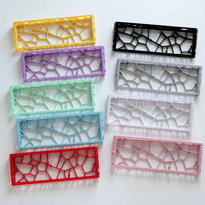 Funda de teclado hueco GH60 para Holy60 GT60 Mad60 Wooting60, carcasa de teclado personalizada, PC Gamer blanco/rojo, regalos de teclado mecánico DIY