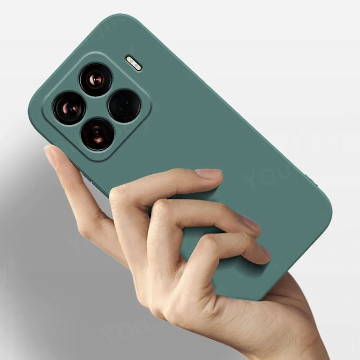 Funda de lujo para Xiaomi 15T Pro, funda Xiaomi 15T Pro, Fundas Coque Original de silicona líquida suave TPU, parachoques de teléfono Xiaomi 15T Pro - imagen 2