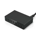 60W 10USB Black
