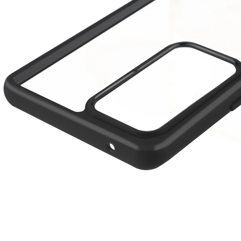 Funda para Vivo V30 Pro, carcasa a prueba de golpes, parachoques trasero, marco negro transparente - imagen 2