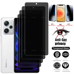 Redmi Note 12 Pro Plus Protector de pantalla antiespía 9H HD