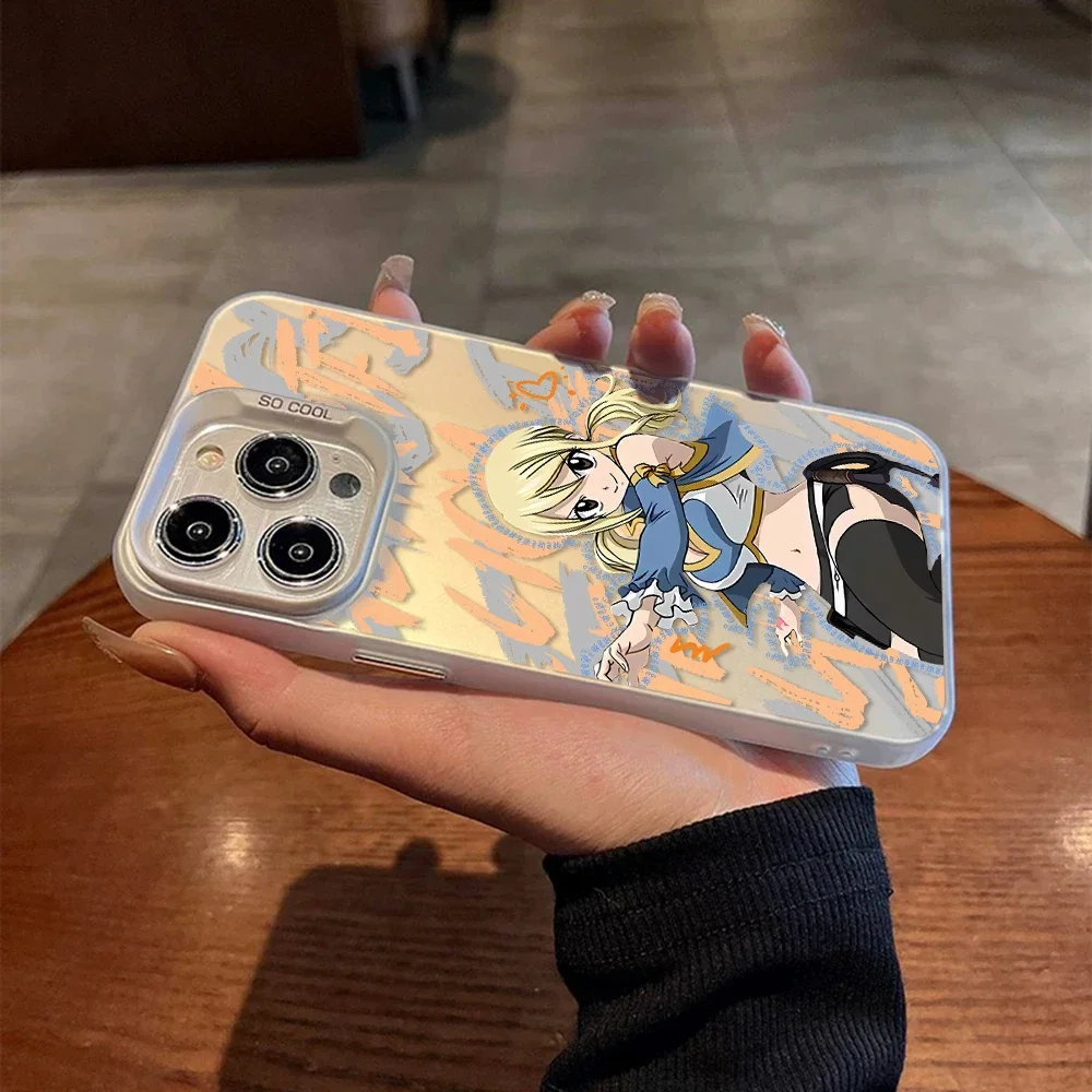 Funda de teléfono Gameb de Fairy Tail de Anime para IPhone 16 15 14 13 12 11 Pro Max X XR XSMAX 8 7 Plus, funda trasera mate a prueba de golpes - imagen 4