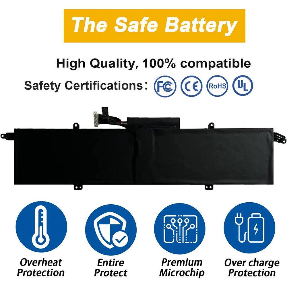 Batería de portátil C41N1908 compatible con Asus ROG Zephyrus G14 GA401II GA401IU GA401IV GA401IH GA401IHR GA401QC GA401IVC GA401QH GA401QM GA401QE GA401IV-BR9N6 PX401IV-BM166R C41PQ05 - imagen 4