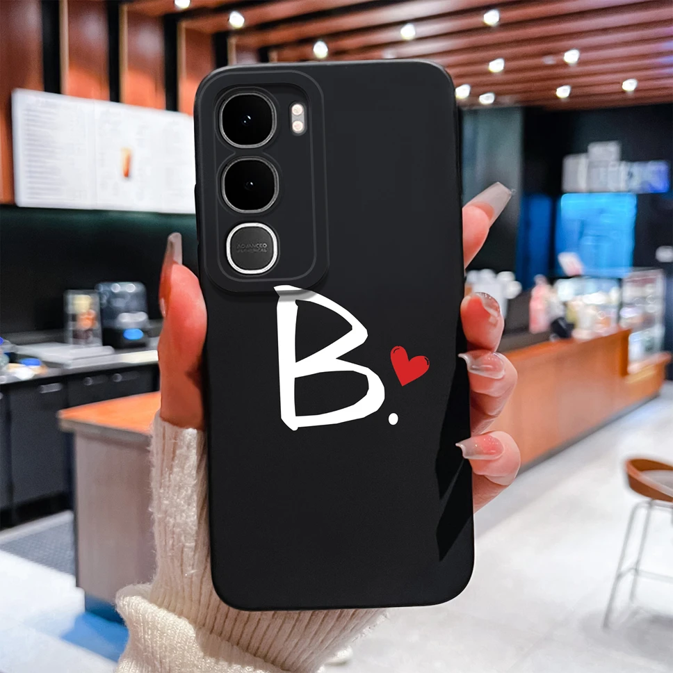 Para Vivo Y31 Pro Y21d funda de teléfono amor corazón letras protección de cámara cubierta trasera suave para Vivo Y 31 Y 21D carcasa ligera Capa - imagen 5