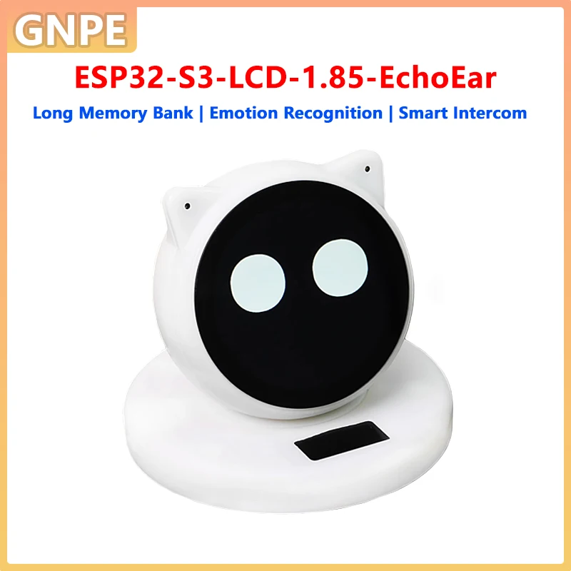 Placa de desarrollo de gatos EchoEar ESP32 S3 AI con pantalla LCD de 1,85 pulgadas, lindo Robot Chat para mascotas N32R16 para Xiaozhi