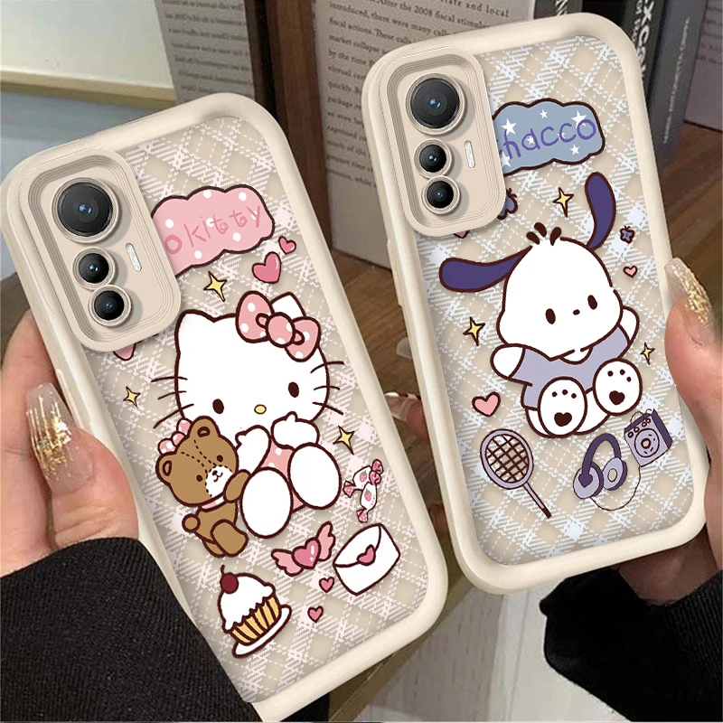 Funda bonita de Pochacco Hello Kitty para Xiaomi 11T 14T Poco M6 Pro 4G Pro M5S F6 F5 X7 X6 X5 X3 NFC F3 Mi 14 13 12 11 Lite 5G 13T 12T - imagen 2