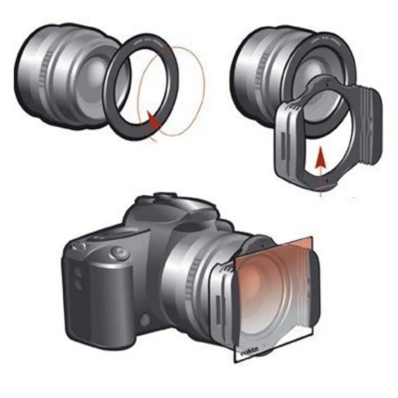 24 filtros cuadrados de color filtros a todo color/limas de colores graduadas para Cokin P - imagen 4