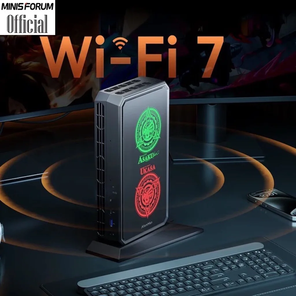 AtomMan Gaming Mini Computer G7 Pt AMD Ryzen 9 7945HX RX 7600M XT 8G World's First AMD Advantage Certified Super Gaming Mini PC - imagen 2