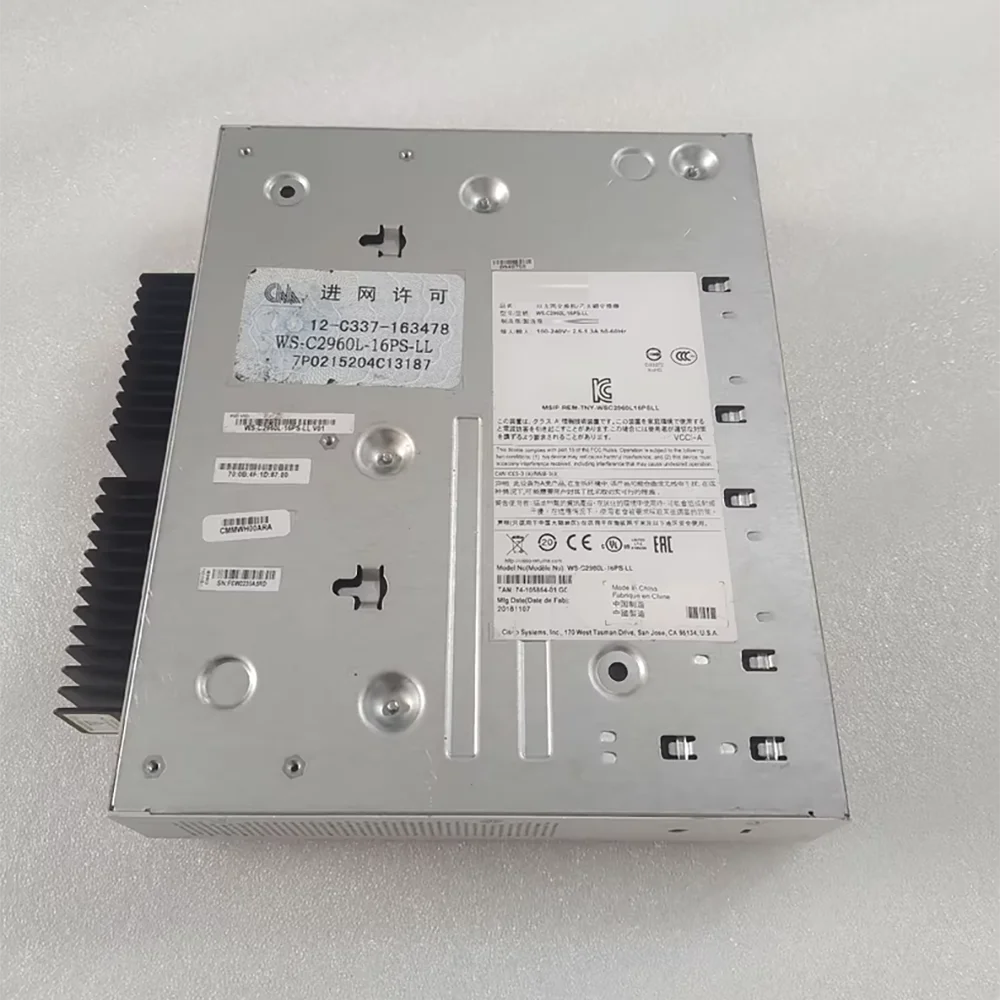 Para Ci-sco WS-C2960L-16PS-LL Conmutador de fuente de alimentación POE Gigabit completo de 16 puertos - imagen 5