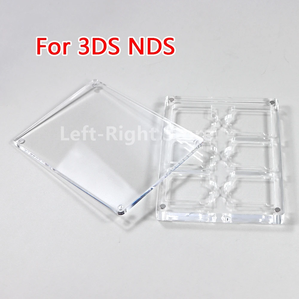1 unidad para Nintendo NDS, funda acrílica transparente para tarjeta de juego para Nintendo 3DS, estuche de exposición, carcasa de almacenamiento, caja transparente