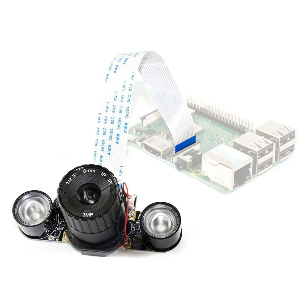 XiaoR Geek Raspberry Pi Kit de módulo de cámara IR-Cut Sensor OV5647 de 5MP compatible con visión nocturna integrada IR-Cut mejor imagen - imagen 5