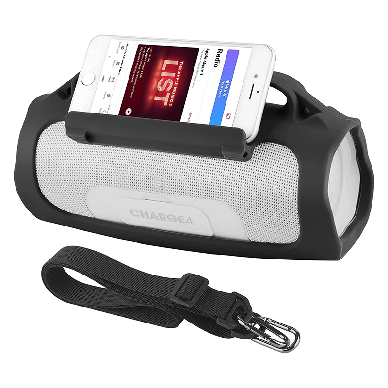ZOPRORE-funda de silicona para altavoz portátil JBL Charge 4, estuche de transporte de viaje, funda para altavoz con correa para el hombro