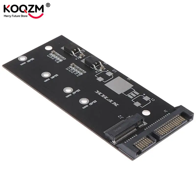 B + M Key M.2 Ngff Ssd a M.2 Sata 3 Raiser, adaptador M.2 a Sata, tarjeta de expansión no compatible con Nvme M.2 Ngff SSD - imagen 5