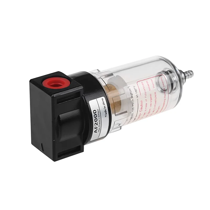 Accesorio de filtro de aire neumático AF2000, unidad de tratamiento de fuente de aire para separación de agua y aceite de compresor con conector de 4, 6, 8, 10, 12mm - imagen 4