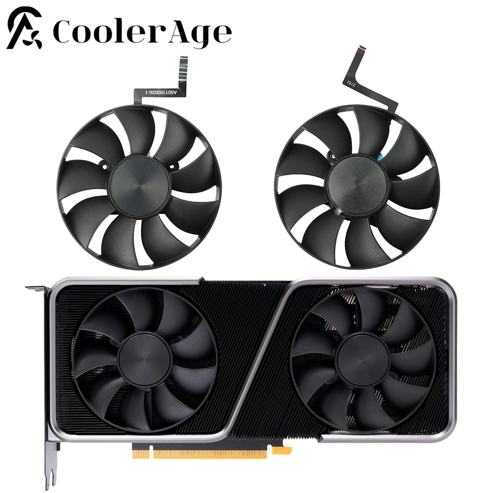 Ventilador de refrigeración de tarjeta gráfica para NVIDIA GeForce RTX 3070, reemplazo de tarjeta gráfica GPU, 85MM, DAPC0815B2UP004 RTX3070 - imagen 2