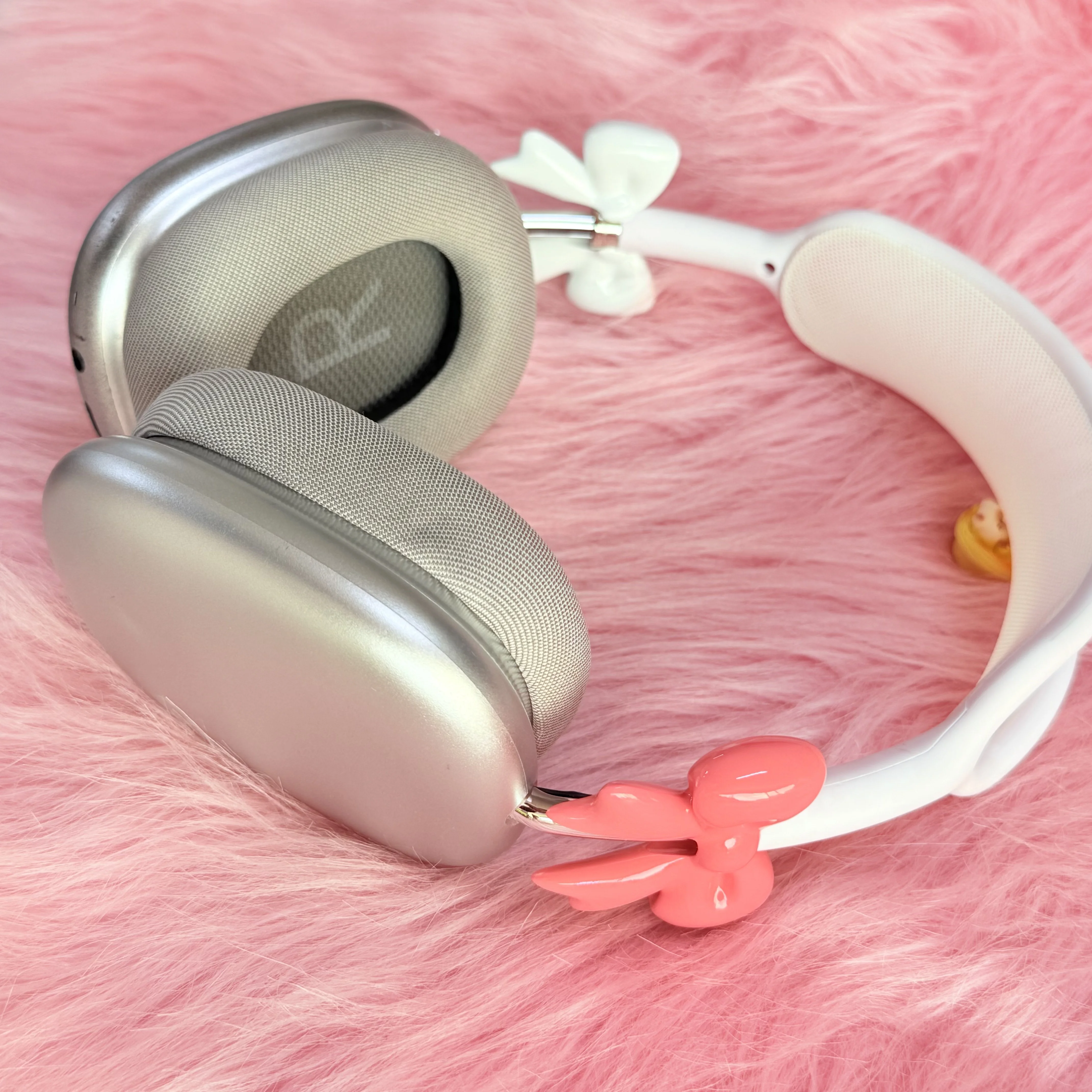 Funda para auriculares Airpods max 1/2, decoración de colgantes para auriculares Y2K para Airpods max, accesorio de réplica, funda para auriculares rosa bonita, regalo - imagen 5
