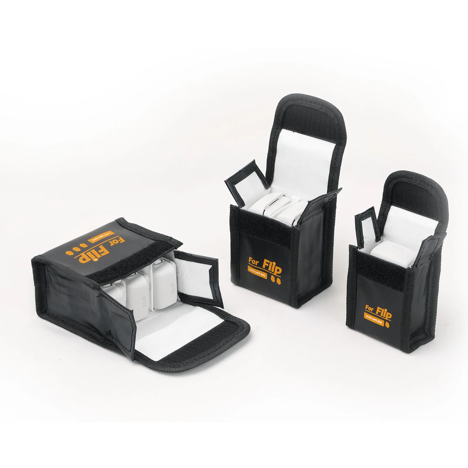 Bolsa a prueba de explosiones de batería de litio para DJI FLIP, bolsa protectora de almacenamiento de seguridad de alta temperatura para accesorios de Dron DJI Flip - imagen 3