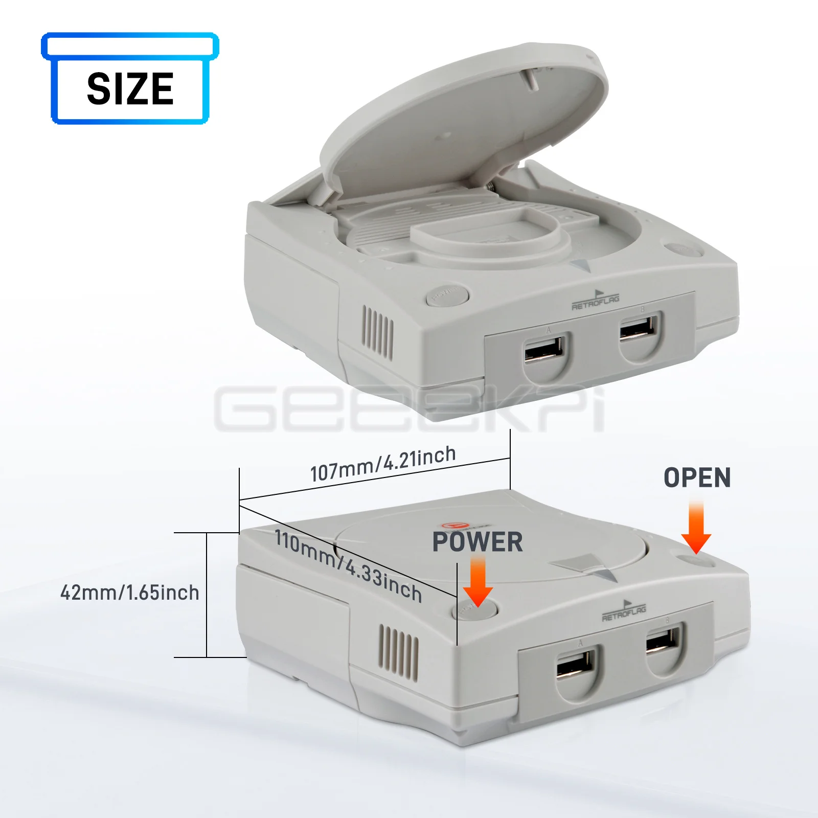GeeekPi RF Dream case con ventilador de refrigeración para Raspberry Pi 5 - imagen 4