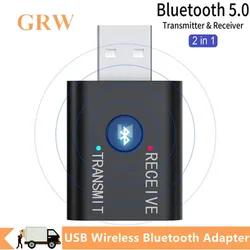 Adaptador Bluetooth USB 2 en 1 – Transmisor y Receptor de Audio