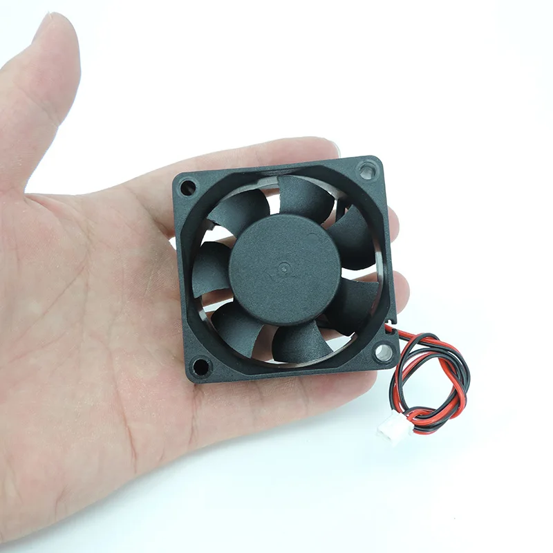 Ventilador enfriador 6025 DC5V 12V 24V 60x25mm equipo de máquina sin escobillas ventilador de refrigeración de Motor DC XH2.54 2 pines para piezas de impresora 3D Reprap H2 - imagen 3