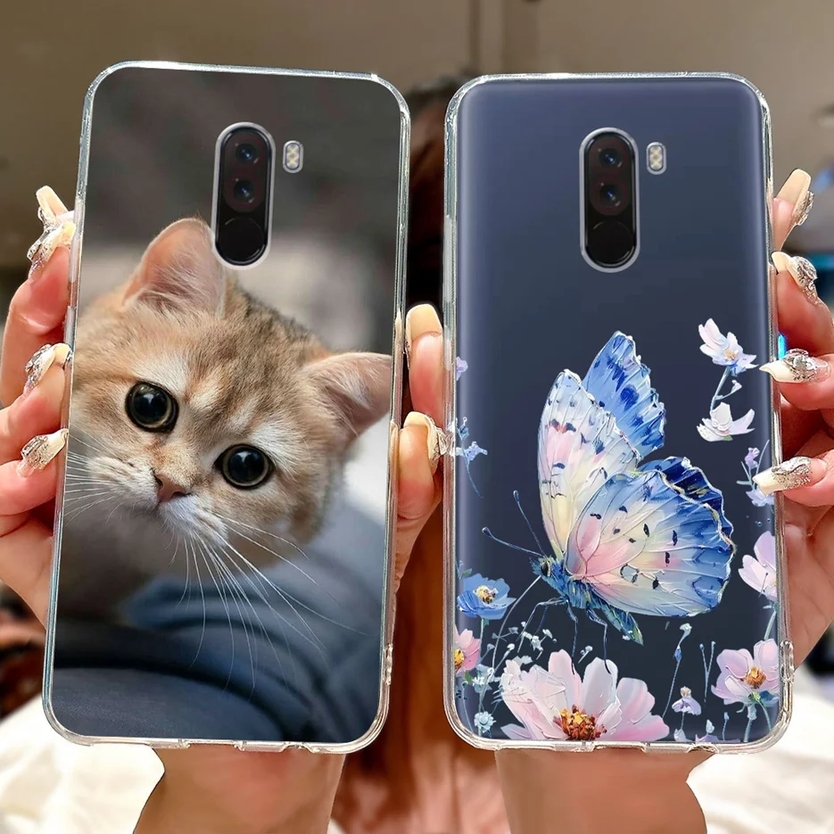Para Xiaomi Pocophone F1 funda de 6,18 ''funda pintada con bonito corazón de amor funda de teléfono de silicona suave para Xiaomi Pocophone F1 PocoF1 Fundas - imagen 5