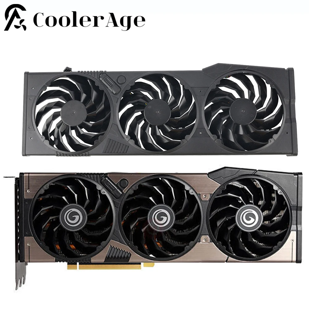 Ventilador de tarjeta de vídeo RTX370 TH9215S2H-PDB01 de 90MM con funda para ventilador de repuesto de tarjeta gráfica Galax GeForce RTX 3070