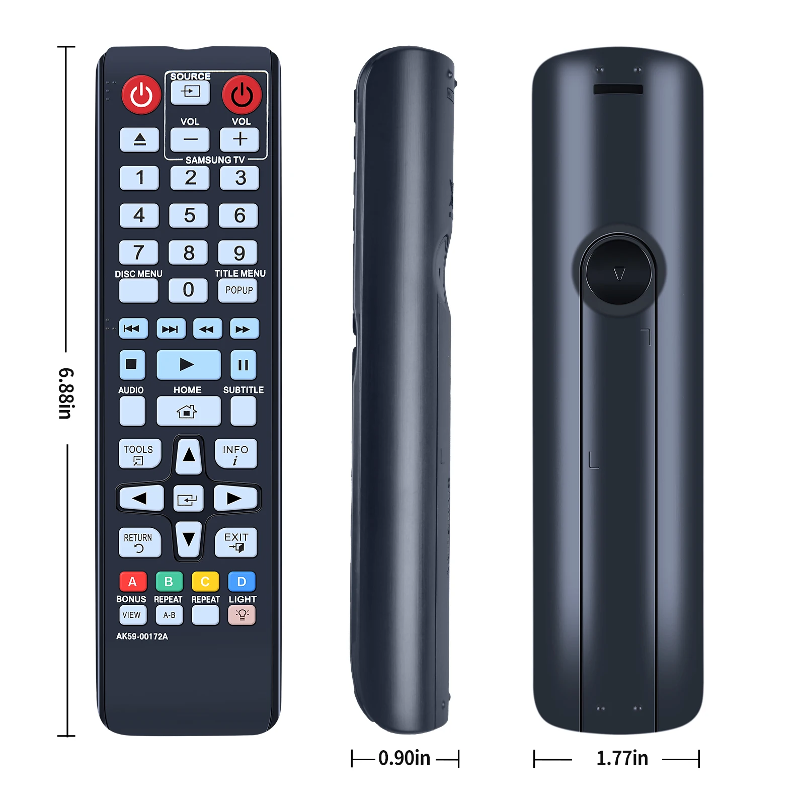 Nuevo AK59-00172A Control remoto para Samsung BD-F5700 BDHM57CZA BD-H6500 BD-H6500/ZA BD reproductor de DVD de disco Blu-Ray - imagen 5