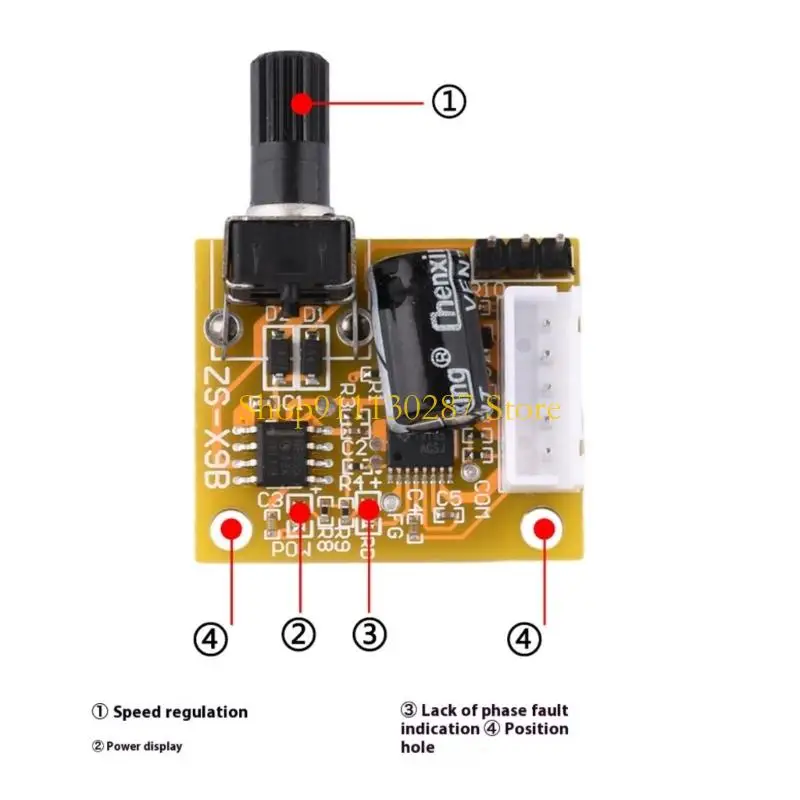J1HC 15W Módulo controlador motor sin escobillas 3 fase 5V-15V Módulo tablero control velocidad - imagen 3