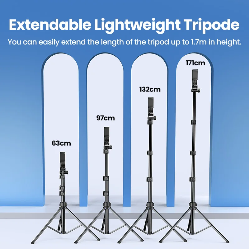 UGREEN-trípode de aluminio plegable para teléfono, soporte Universal de viaje para Gopro, iPhone, Samsung, Xiaomi y Huawei - imagen 2