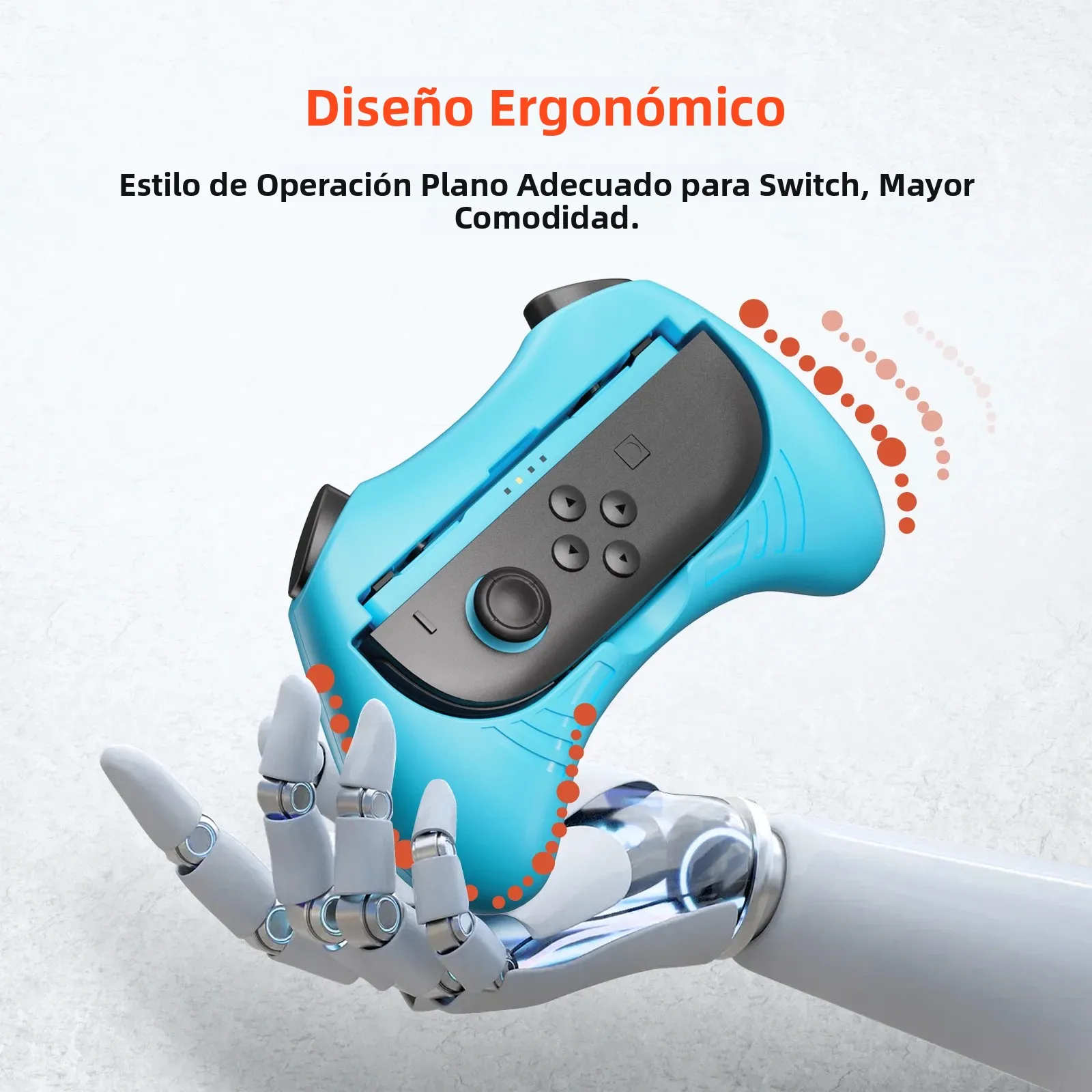 Accesorios de juego GAMINJA, 2 uds., empuñaduras cómodas para Switch 2, empuñadura de consola, soporte izquierdo y derecho, controlador de mando - imagen 5