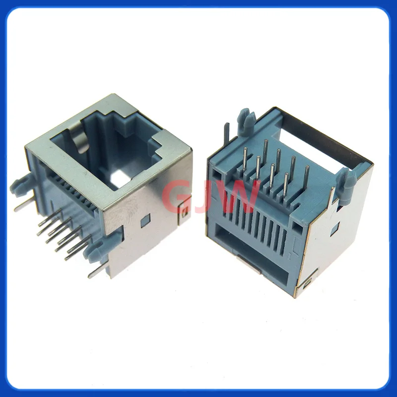 10 Uds RJ45 5521 8P8C RJ11 6P6C 6P4CModular red PCB Jack carcasa de Metal 8P conector adaptador LAN con escudo - imagen 3