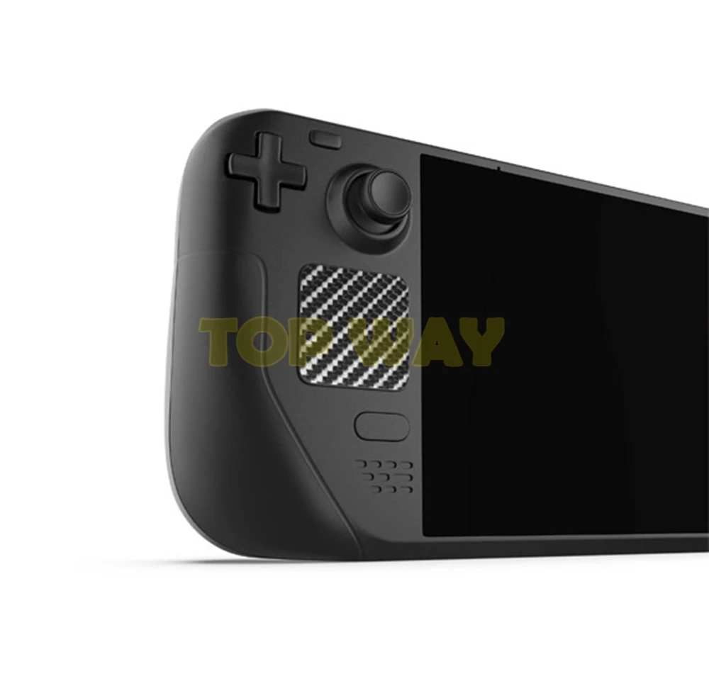 3 juegos de pegatinas para panel táctil de botón trasero de consola para Steam Deck, pegatina antideslizante antiarañazos - imagen 4
