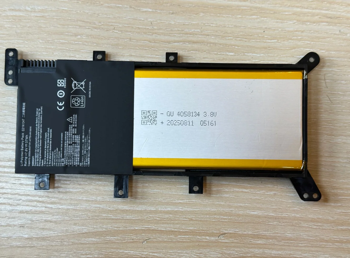 C21N1347 batería del ordenador portátil para ASUS A555L X554L X555L F555A F555U W519L K555L R556L R557L F555L Y583L VM510L VM590L - imagen 3