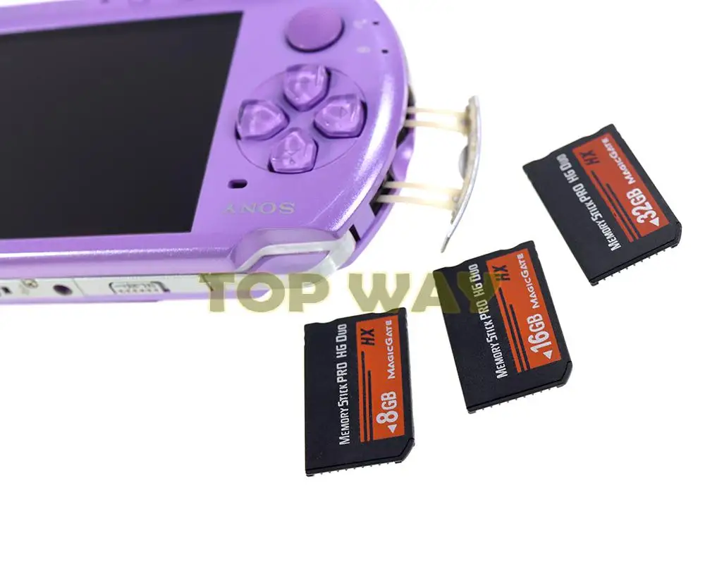 5 uds para PSP 1000 2000 3000 tarjeta de memoria de juego 8GB 16G 64GB Memory Stick MS Pro-HG Duo tarjeta de memoria de velocidad transferencia de datos de alta velocidad - imagen 5