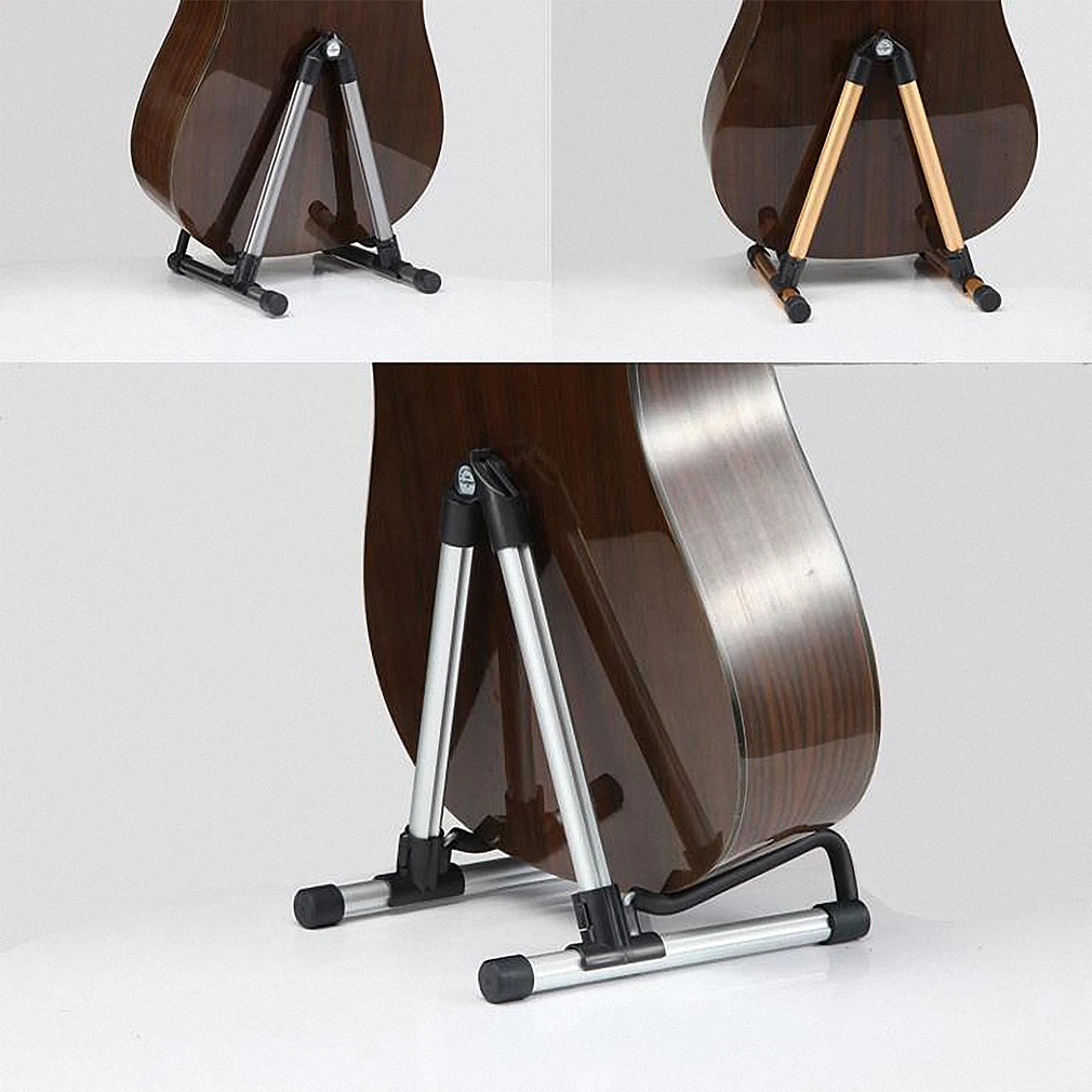 SK20-Soporte de aleación para guitarra eléctrica acústica, plegable, Universal, excelente - imagen 4