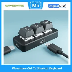 Waveshare RP2040 Teclado Macro con Atajos Ctrl C/V