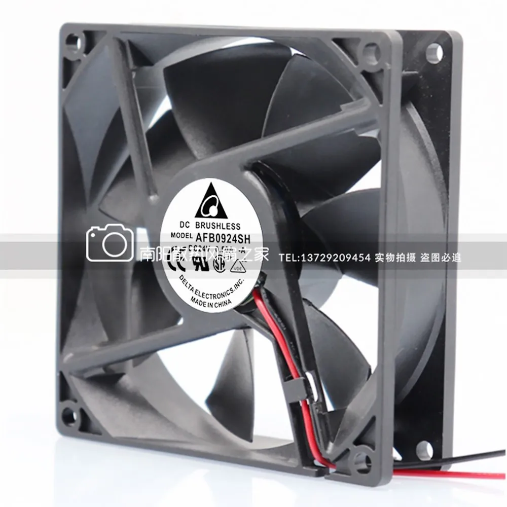 Ventilador de máquina de soldadura 92mm para Delta AFB0924SH 90mm 9cm 24V DC 0.50A 9025 90x90x25mm ventiladores de refrigeración axiales inversores - imagen 2