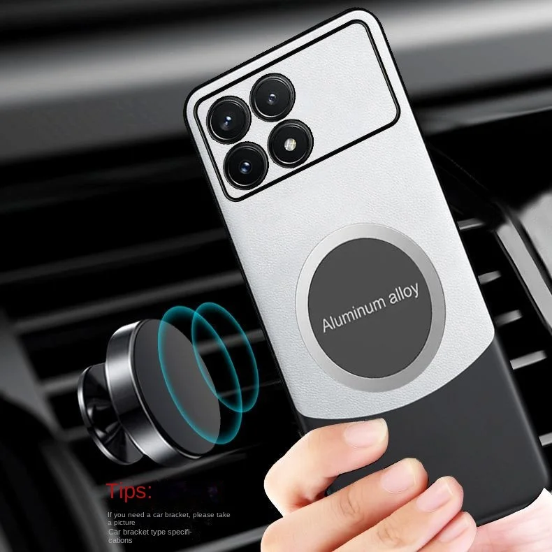 Para Xiaomi Mi 14T Pro funda de piel sintética de lujo con funda trasera protectora magnética para Xiaomi Mi 14T MI14TPro shell - imagen 2