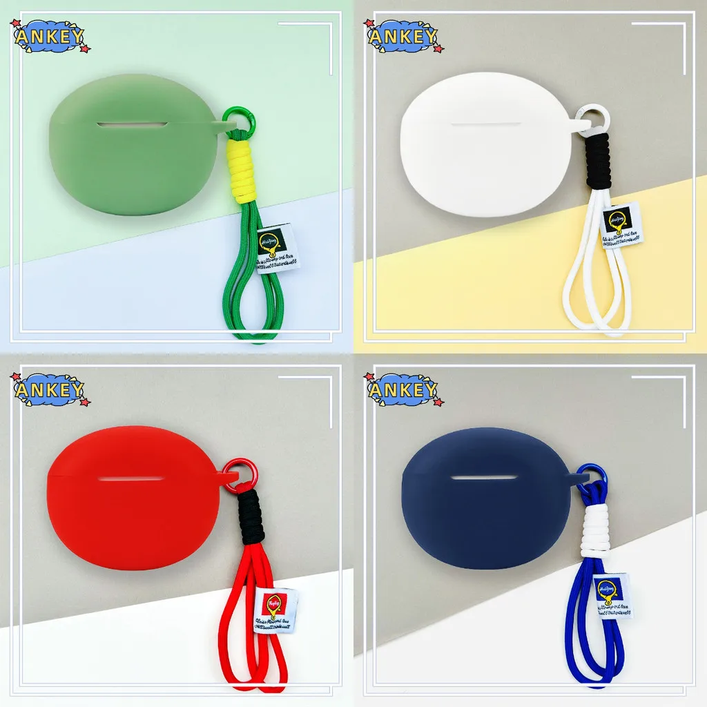 Funda para OnePlus Nord Buds 3, cordón protector de nailon, carcasa suave, carcasa lavable, funda antipolvo, accesorios de correa de cuerda de mano